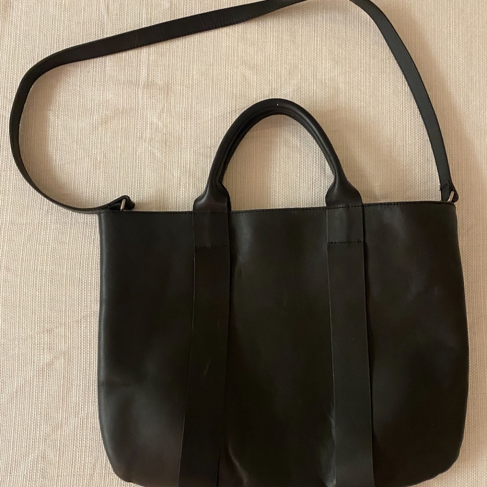 COS Leather Crossbody tote
